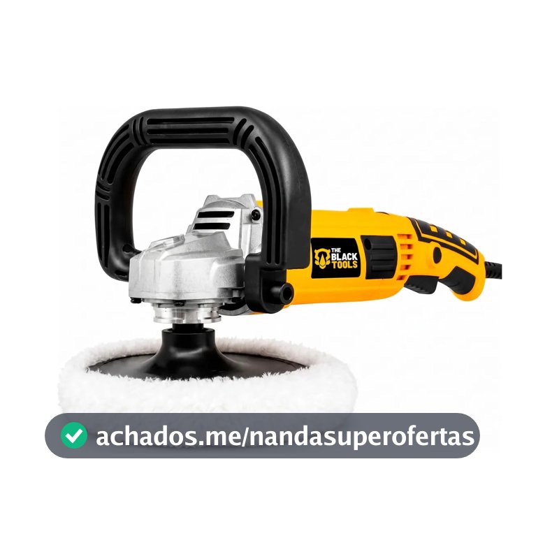 Politriz Angular Automotiva 7" Polegadas 1200w Profissional Bpa1200 The Black Tools