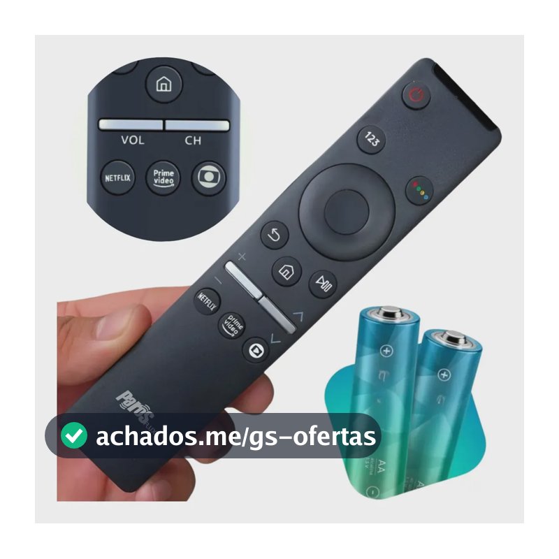 Controle Remoto Para TV Samsung Smart 4k