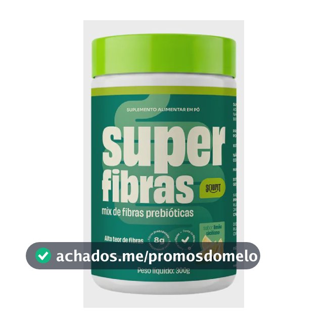 Super Fibras Soufit- Mix De Fibras Original 300g Limão