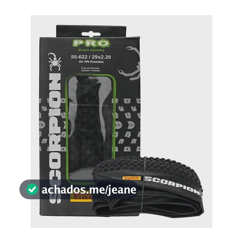 Pneu 29x2.20 Pirelli Scorpion Pro Kevlar Cross Country Mtb