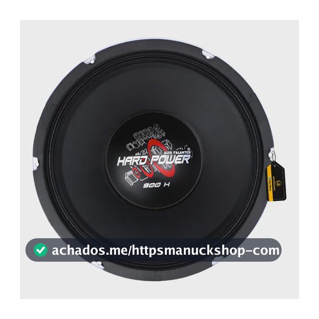 Alto Falante Woofer Hardpower Hp900h 12 Pol 8 Ohms Preto