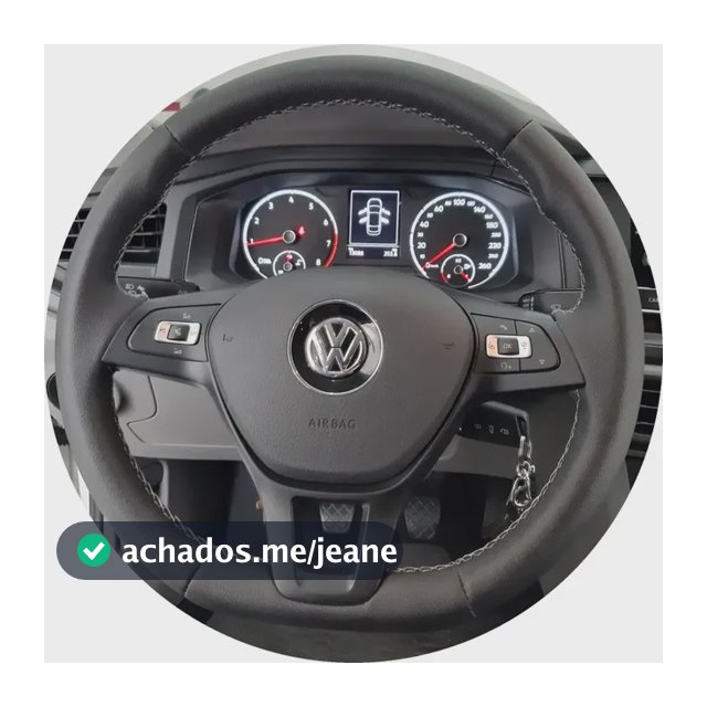 Capa De Volante Costurada Polo Msi (em Preto Liso L. Prata) Linho
