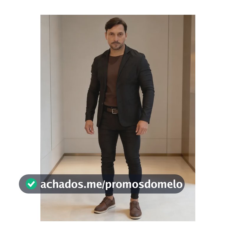 Conjunto Masculino Slim Fit Blazer Calça Italiano Bengaline