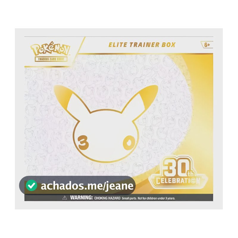 Pokémon Tcg: 30th Elite Trainer Box - Inglês
