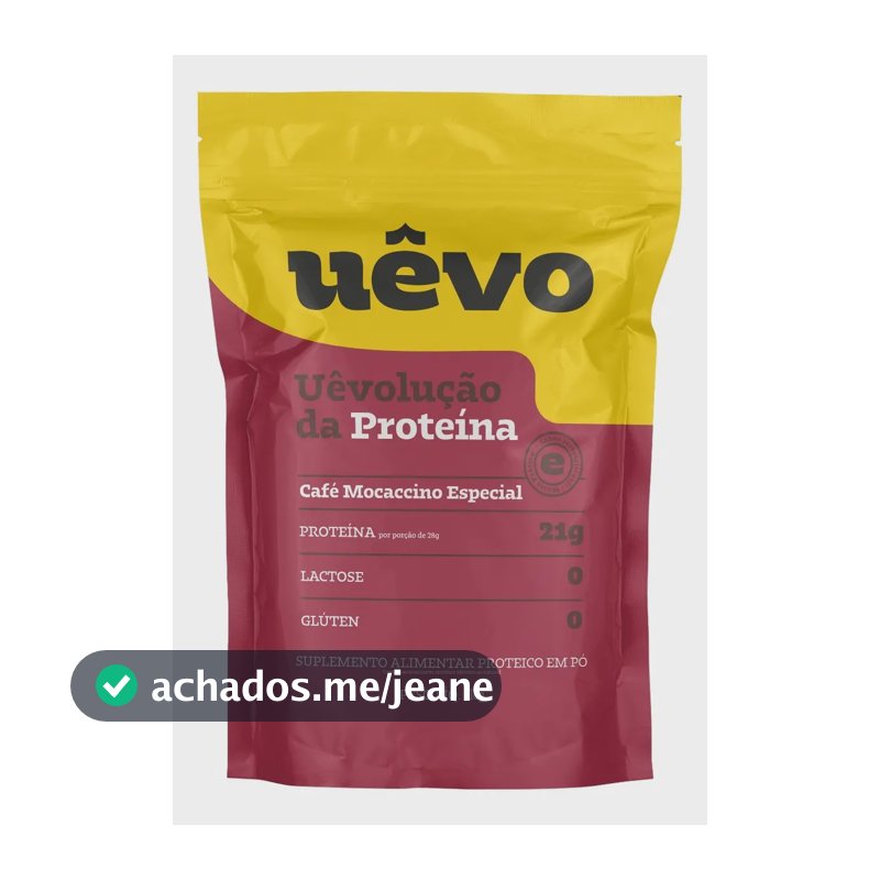 Proteína UÊVO em pó sabor Café mocaccino x 1kg