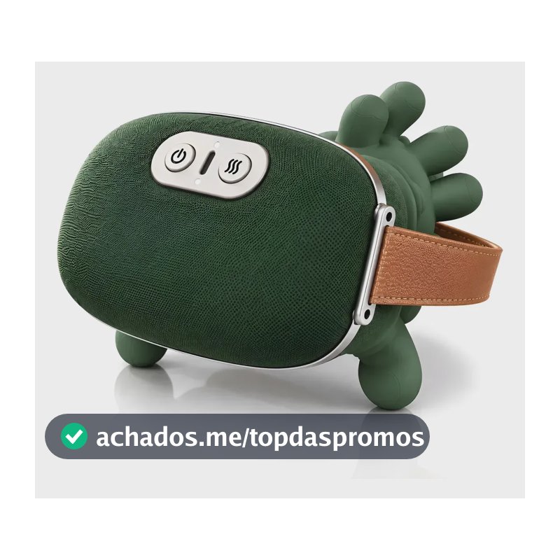 Massageador Pescoço Ombros Lombar Aquecimento 3d Mãozinha