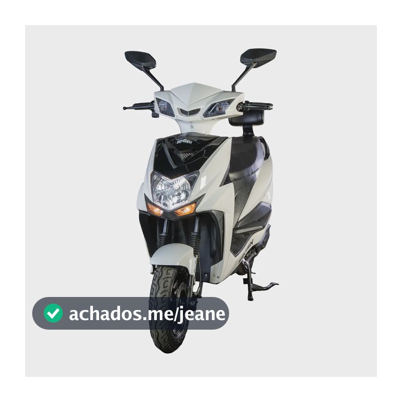 Bicicleta Elétrica Scooter Wehawk Wx-35 1000w | Bateria De Lítio 60v 20ah: A Solução De Mobilidade Sustentável Com Alta Performance Branca