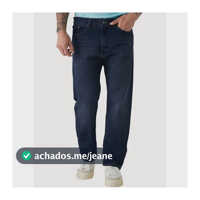 Calça Levis Jeans Masculina 505 Regular Escura