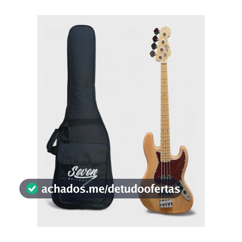 Contrabaixo J.bass Seven Sjb-47 Nt Natural 4c Com Bag