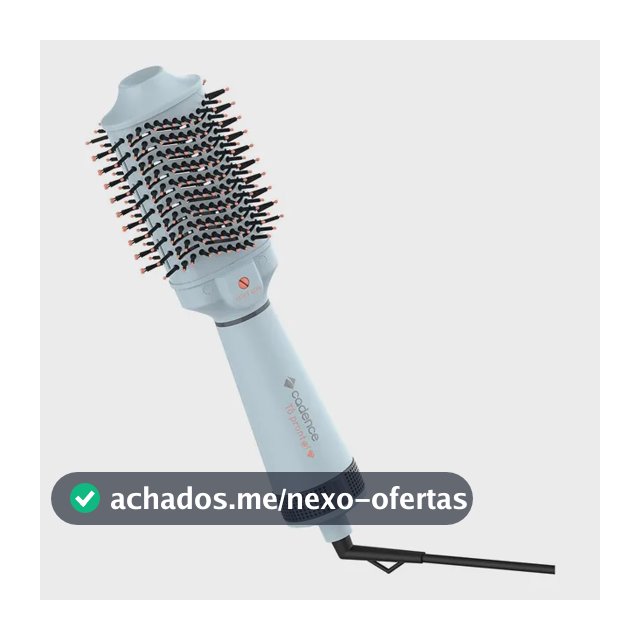 Escova Cadence Secadora Alisadora Volumizadora Esc710-biv Cinza