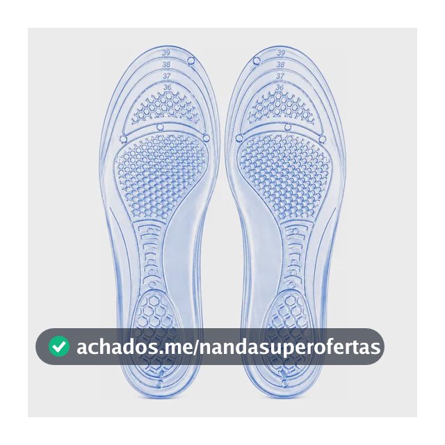 Palmilha Ortopédica Silicone Gel Anti Impacto Gkmix Par