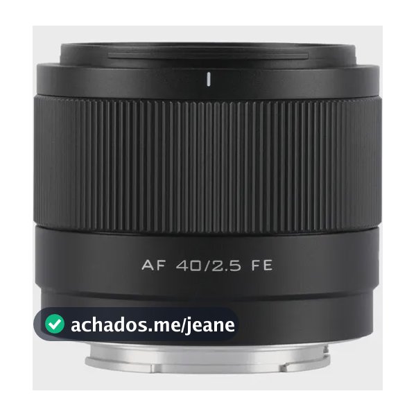 Lente Prime Viltrox AF 40mm f/2.5 E para Sony E-Mount Preta