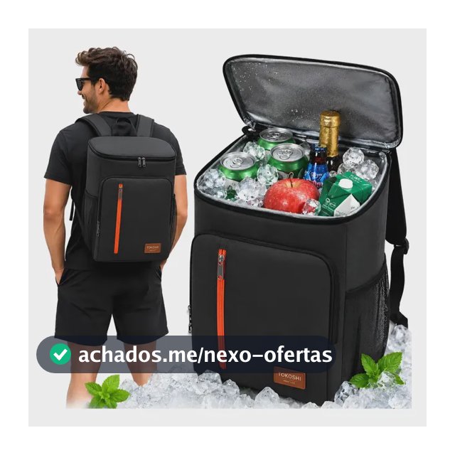 Bolsa Térmica Mochila Marmita Grande Cooler Impermeável