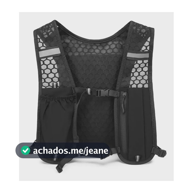 Colete Corrida Running Mochila Hidratação Ciclismo Refletivo