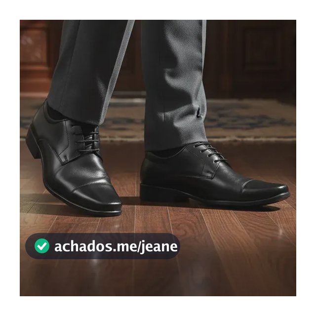 Sapato Masculino Social Clássico Tradicional Barato Promoção Social Preto 42 Br