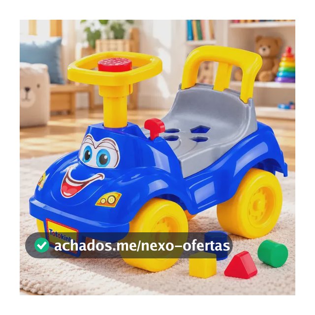 Totokinha Cardoso Toys Carrinho Andador Triciclo Menino Azul
