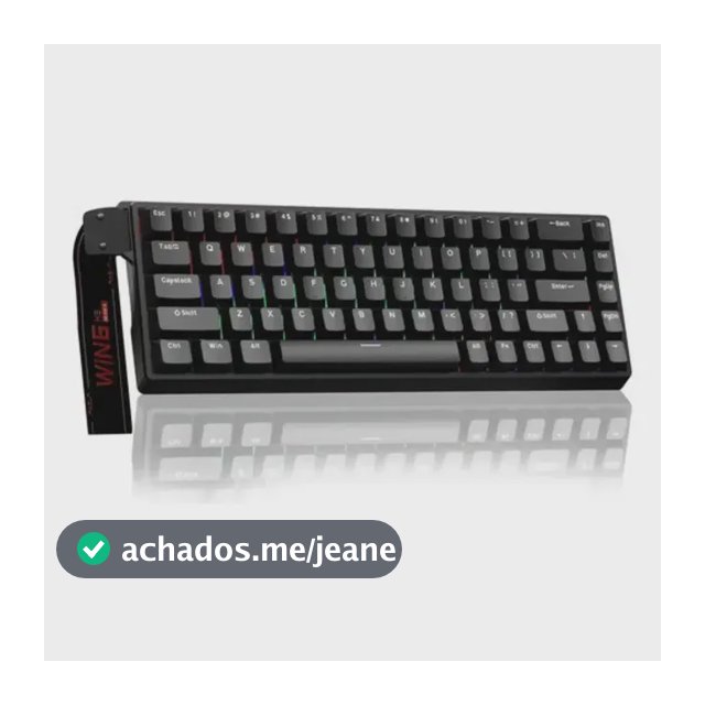 Teclado Magnético Aula Win68 68% Cor de teclado Preto Idioma Inglês US