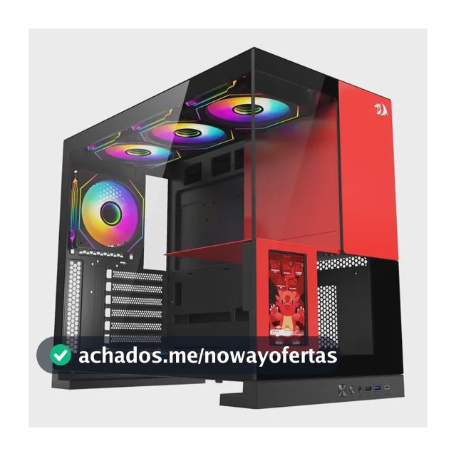 Redragon ca-613br gabinete Gamer Eternal Pro tela Lcd 4.3