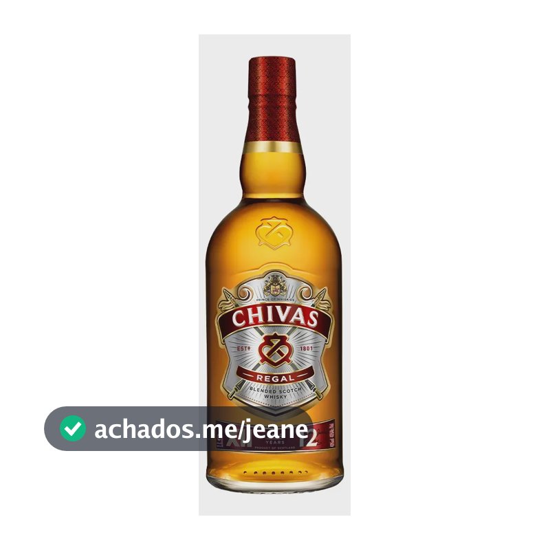 Whisky Escocês 12 Anos 1 Litro Chivas Regal