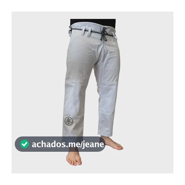 Calça Keiko Especial (ripstop) Branca De Kimono