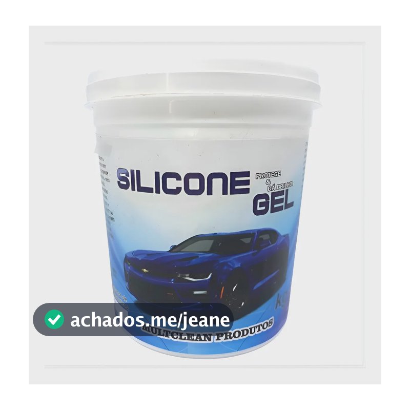 Silicone Gel Automotivo Perfumado Revitaliza E Hidrata 1kg Para Todas As Cores