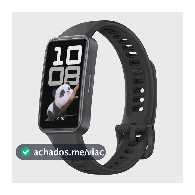 Smartwatch HUAWEI Band 10 Caixa de Polímeros Duráveis Análise do Sono em Nível Profissional Assistente de Bem-estar Emocional Relógio Smartwatch Compatível com Android e iOS Preto
