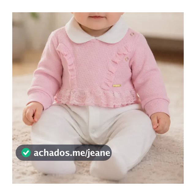 Macacão Bebê Menina Suedine Rosa Princesa Com Tiara