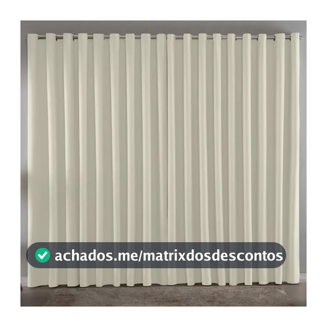 Cortina Blackout 3x2,5 Escurece Retém O Calor 100%
