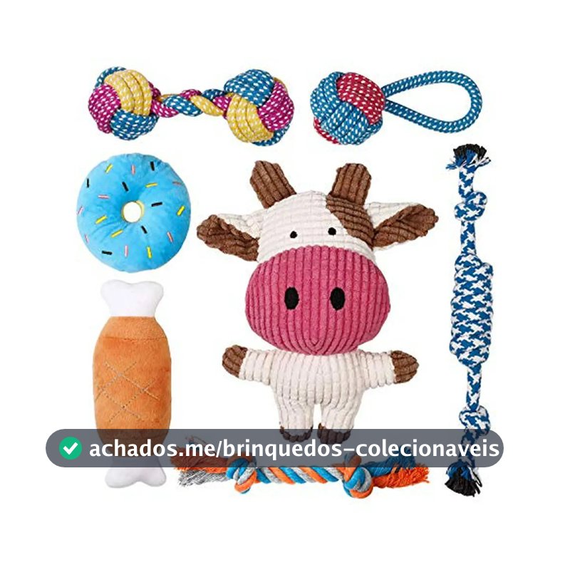 Juego De Juguetes Para Perros Pequeños Toozey - 7 Piezas Dur