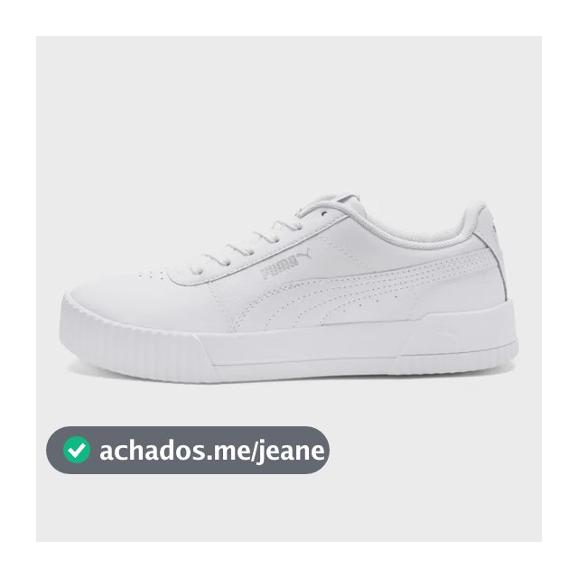 Tênis Carina Feminino Puma Branco 34 Br