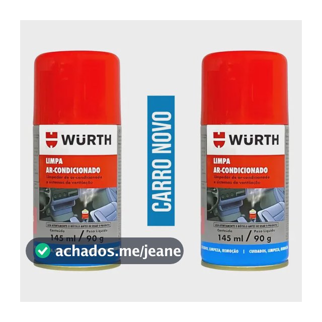 Kit 2 Spray Limpa Ar Condicionado Higienizador Automotivo