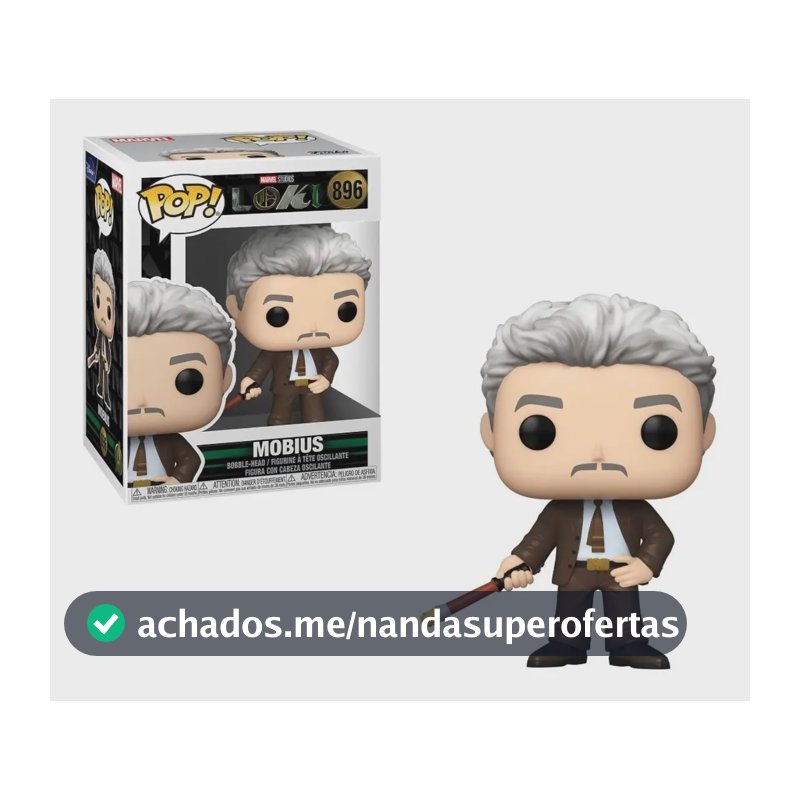 Série Marvel Loki Boneco Pop Funko Mobius #896