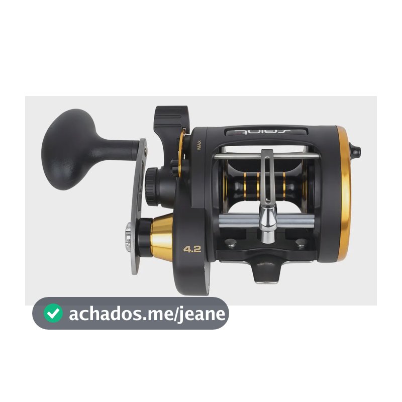 Carretilha Perfil Alto Saint Kratos 20 Direita 14kg Preto