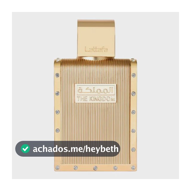 Perfume Lattafa Original The Kingdom Tradicional Masculino Eau De Parfum 100 Ml