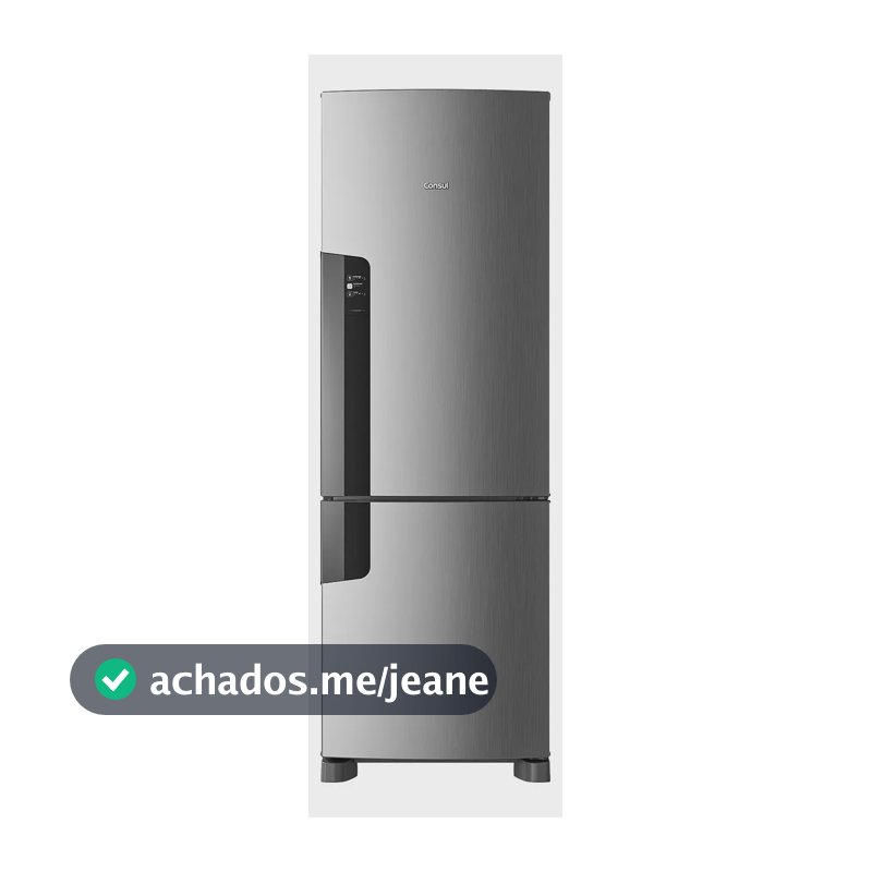 Geladeira Frost Free Duplex 399 Litros Consul Com Freezer Em Inox