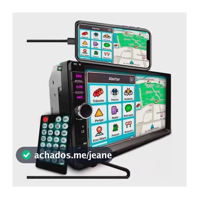 Central Multimídia Mp5 2 Din 7 Polegadas Espelhamento Usb Sd Bluetooth