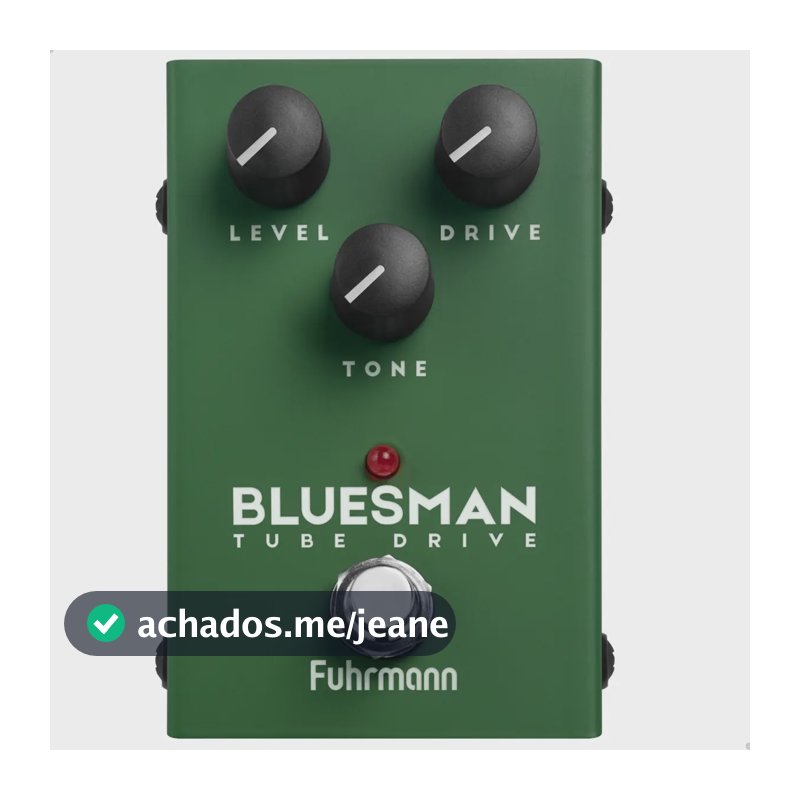 Pedal De Efeitos Bluesman Tube Drive Fuhrmann
