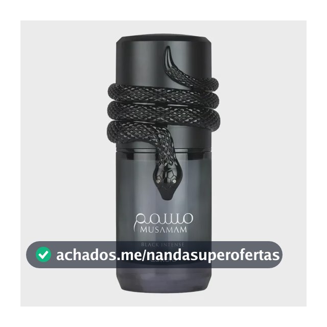 Perfume Musamam Black Intense Lattafa Eau De Parfum 100ml