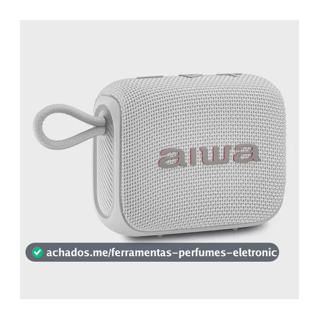 Caixa de Som Speaker AIWA AWS-SP-07-W 7W Bluetooth IPX6