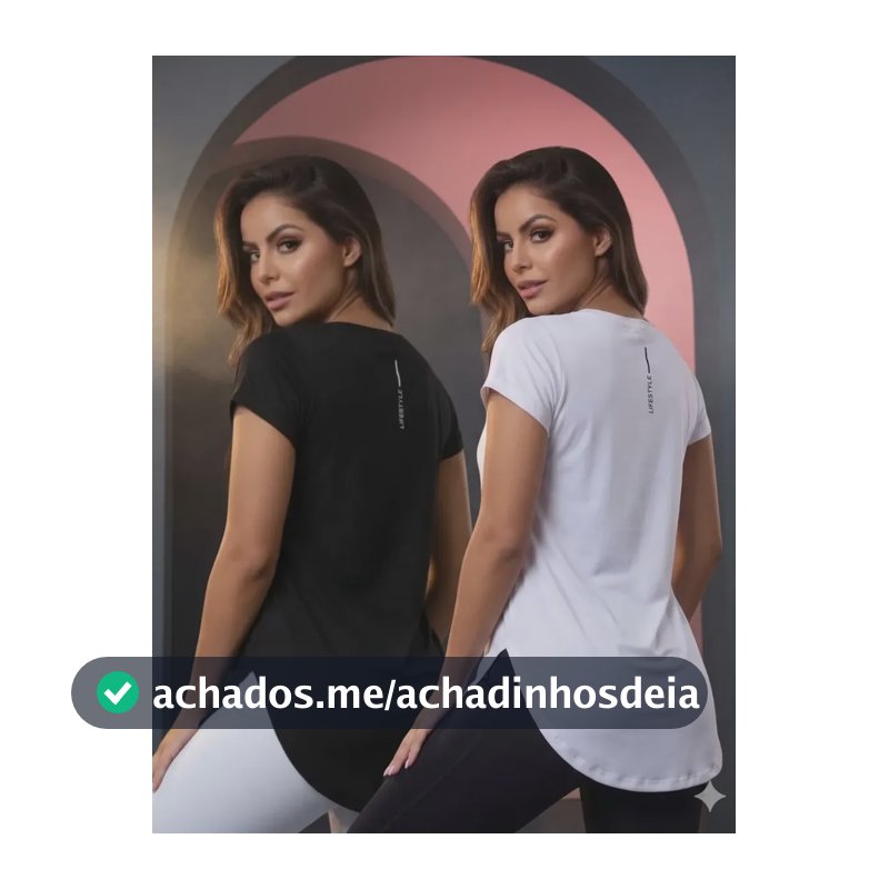 Kit 2 Blusa Academia Feminina Life Style