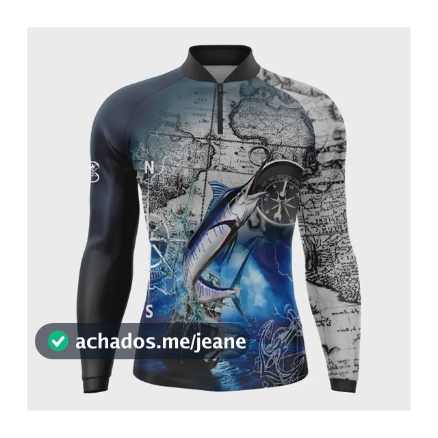 Camiseta Camisa Pesca Pescaria Masculina Proteçao Uv50+ Sk42