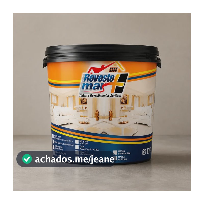 Massa Corrida Reveste Mais 23kg Uso Interno