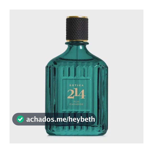 Botica 214 Fiji Paradise Fougère Especiado Eau De Parfum 90ml Perfume Masculino
