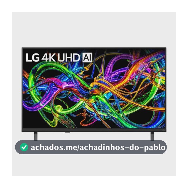 Smart TV LG LED 75" 75NU855 4K Ultra HD NANO AI Magic Webos 26 HDR10 Bluetooth Wi-Fi Google Cast