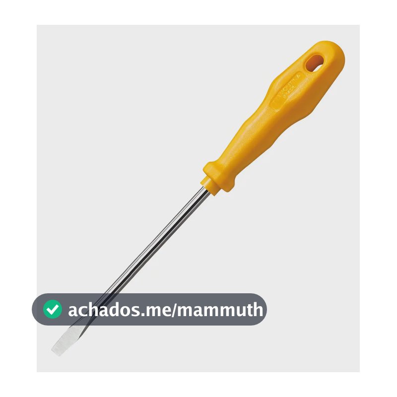 Chave Fenda 1/4x4 Yellow - Tramontina