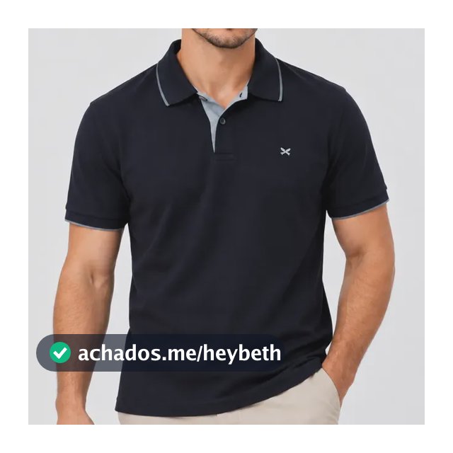 Camisa Gola Polo Hering Básica Masculina Piquet Com Bordado