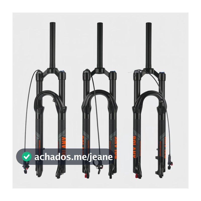 Garfo Suspensão Bolany 29 Ar 120mm Trava Guidão Retorno Preto