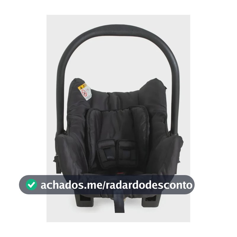 Bebê conforto grid 0 a 13kg Galzerano cor preto
