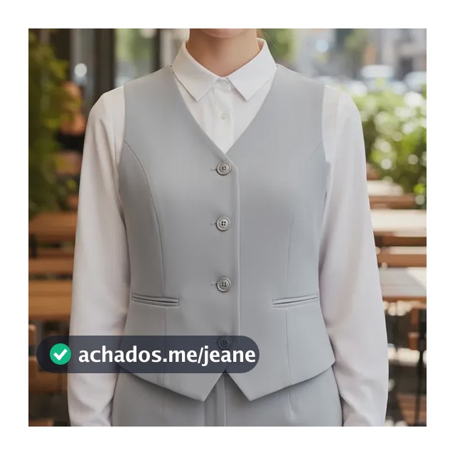 Colete Social Feminino Premium Alfaiataria - Mega Oferta