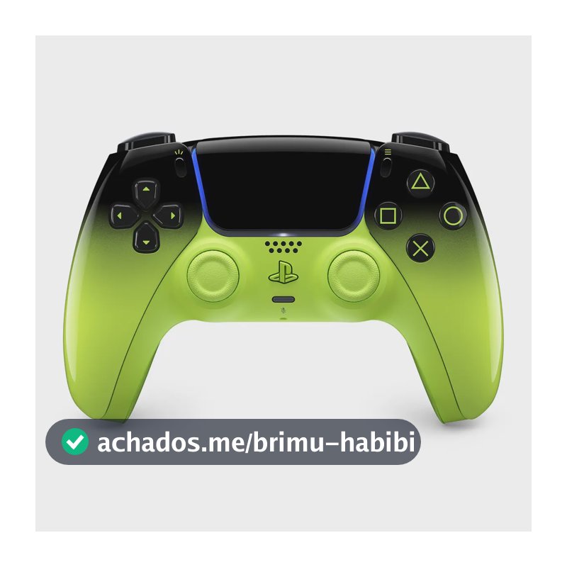 Controle sem fio PlayStation DualSense – Remix Green